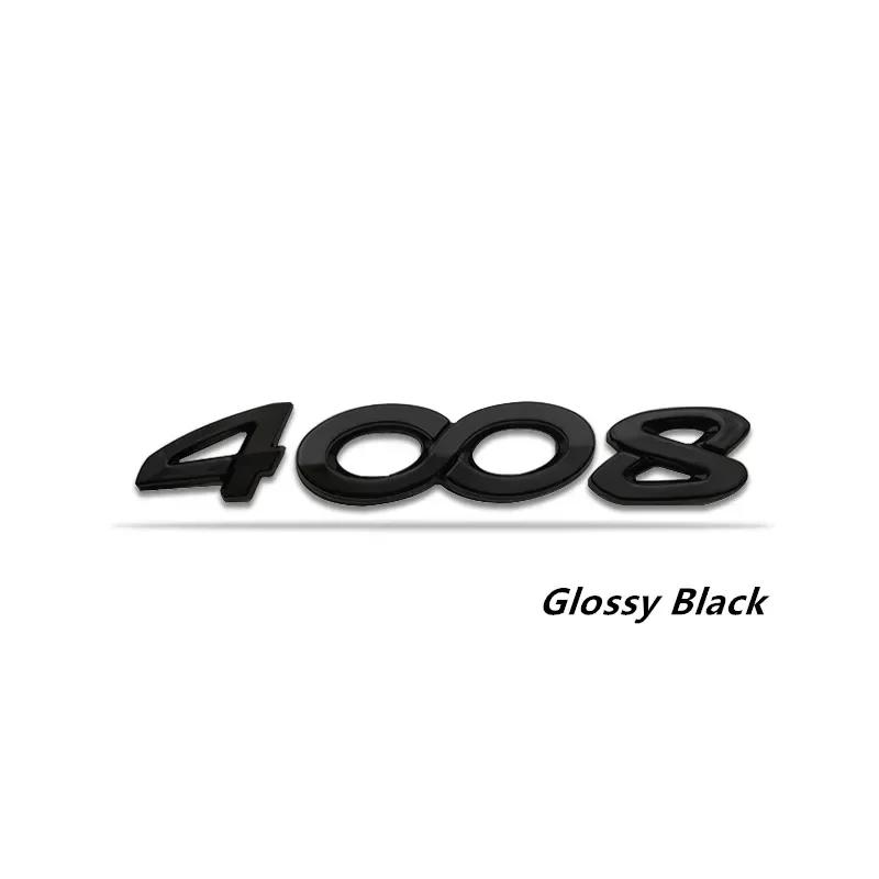 2026 Hot Car Sticker Car Trunk Emblem Letter Decal for Peugeot 2008 3008 4008 5008 Logo Metal Badge Styling Rear Sticker Modific