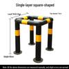 square single layer grid barrier, color steel