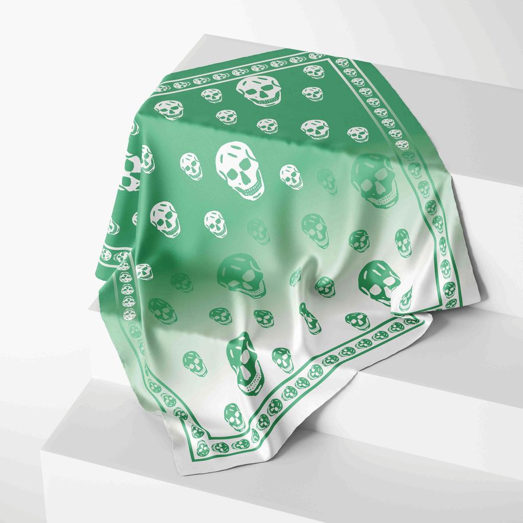 70CM*70CM Spring Women Polyester Chiffon Foulard Scarf Fashion Foulard Printed Neck Tie Belt Hair Accessories