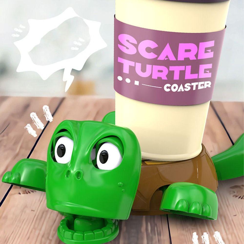 ABS Panicked Turtle Coaster DIY Сборка Черепаха Подставка для чашки Причудливые игрушки Маленькие подарки