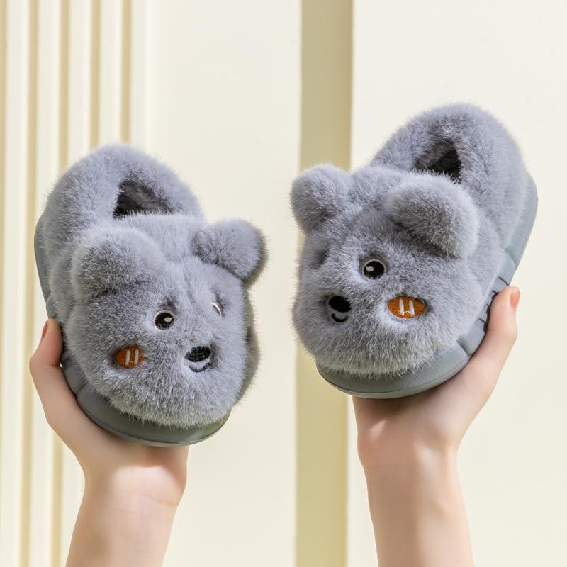 2024 Осень Зима Детская Обувь Модные Домашние Тапочки Милые Мультяшные Детские Повседневные Туфли Теплые Нескользящие Туфли Sandalias De Mujer