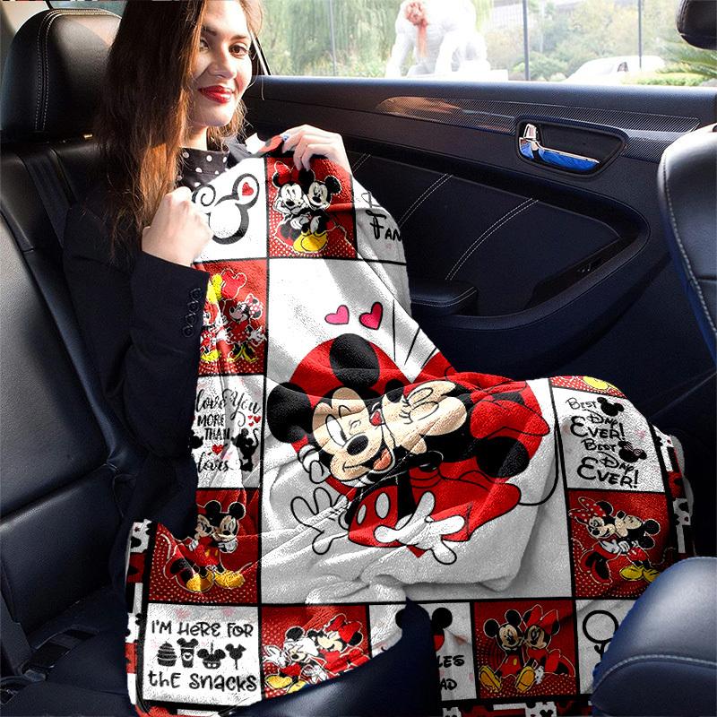 1pc, Disney Home Decorative Blanket Perfect Gift for Bedroom, Living Room, Travel, Camping, Car