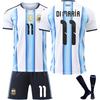Футбольная форма сборной Аргентины на Чемпионат мира по футболу FIFA 2026 для детей и взрослых ДИ МАРИЯ №11
