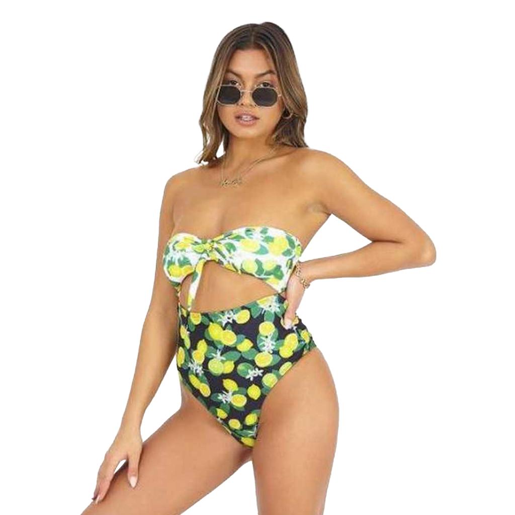 BRAVE SOUL Женский/женский повязка на голову с фруктовым принтом, купальный костюм