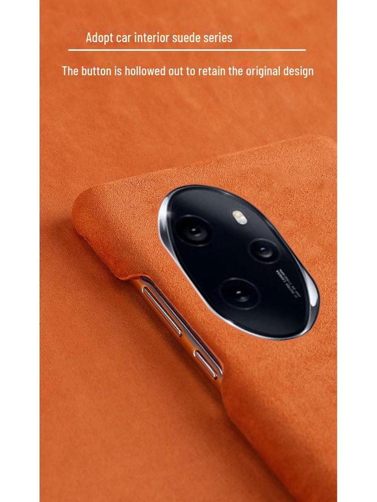 Ультратонкий замшевый защитный чехол Half-Cover для Honor 60/60Pro