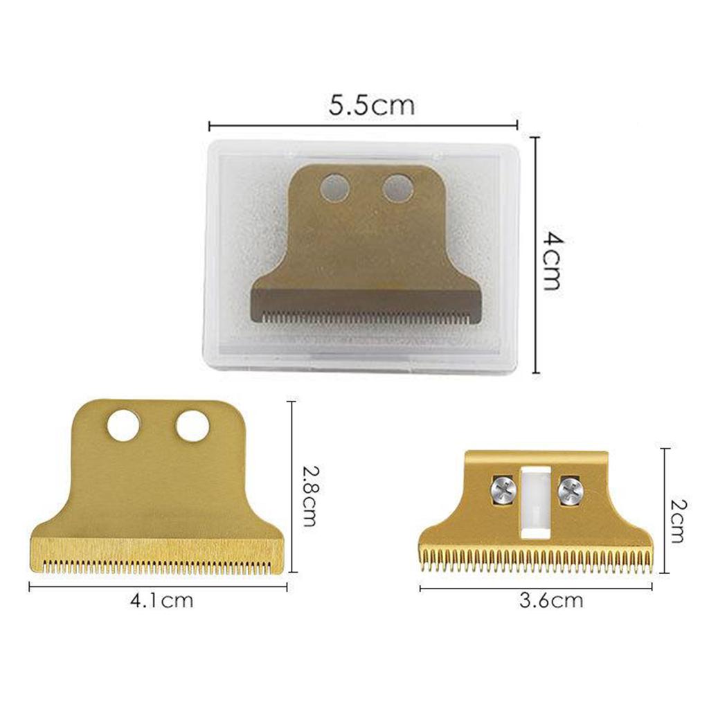 Заменить режущую головку лезвия для WAHL 8081 Электрическая машинка для стрижки волос Триммер для стрижки бритвы Золотистое серебро