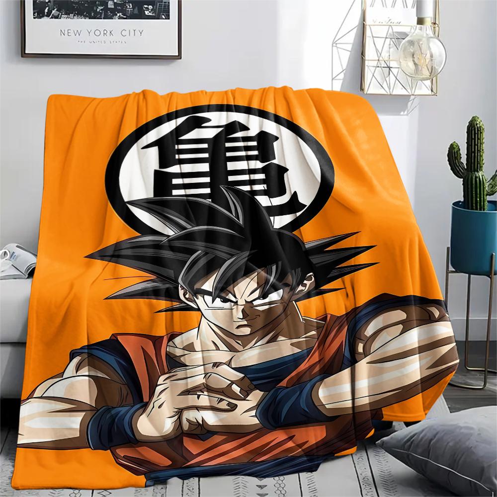 Dragon Ball characters Print Flannel Blanket,High quality Comfortable for All Seasons,Home Decor,Warmth and Comfort,Perfect for Christmas Gifts