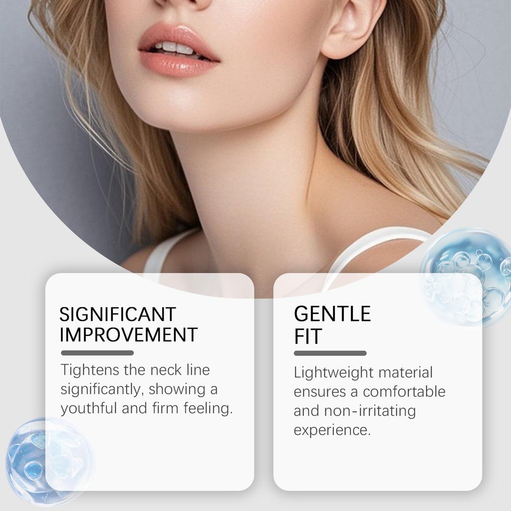 Патч для подтяжки и разглаживания морщин на шее, формирующий двойной подбородок, маленькое лицо, V-образное лицо, улучшающий морщины, укрепляющий и подтягивающий патч для шеи.