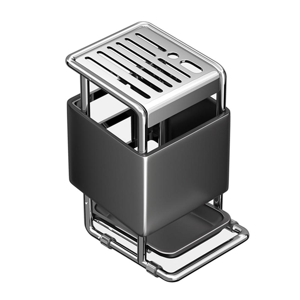 Kitchen Knife Holder Integrated Slant Insert Rack Space Saving Storage Multifunctional Kitchen Organizes for Utensils