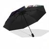 1pc Witchy Cat Pattern Umbrella, Fashionable, Personalized, High-Value Folding Umbrella, a Must-Have for Summer, 8-Rib Durable Iron Frame, Tri-Fo