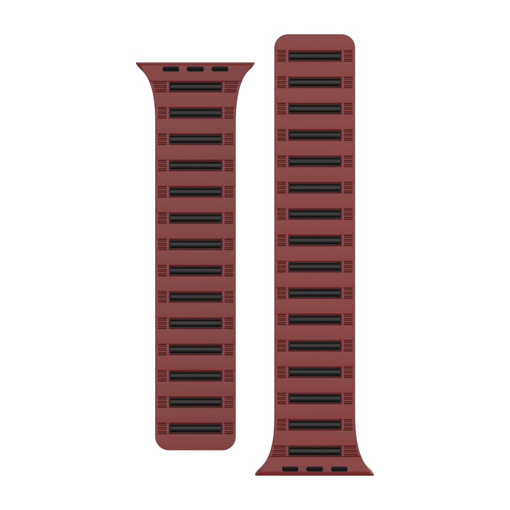 Магнитный ремешок для Apple Watch Series 10 Ultra 9 8 7 SE 6 5 4 3 2 1 46 мм 49 мм 45 мм 44 мм 42 мм Силиконовый ремешок для часов