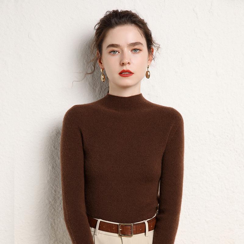 Women's Cashmere Sweater Qinghe Cashmere 100% Cashmere Women's Autumn and Winter Cashmere Sweater Soft and Warm