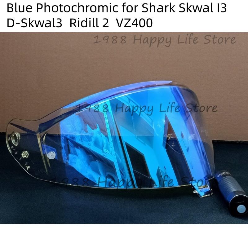 Ветровое стекло для шлема Shark Skwal i3 / D-Skwal3 / Ridill 2 VZ400 Линза Солнцезащитное Стекло Видоискатель Ветровое стекло Аксессуары для мотоцикла