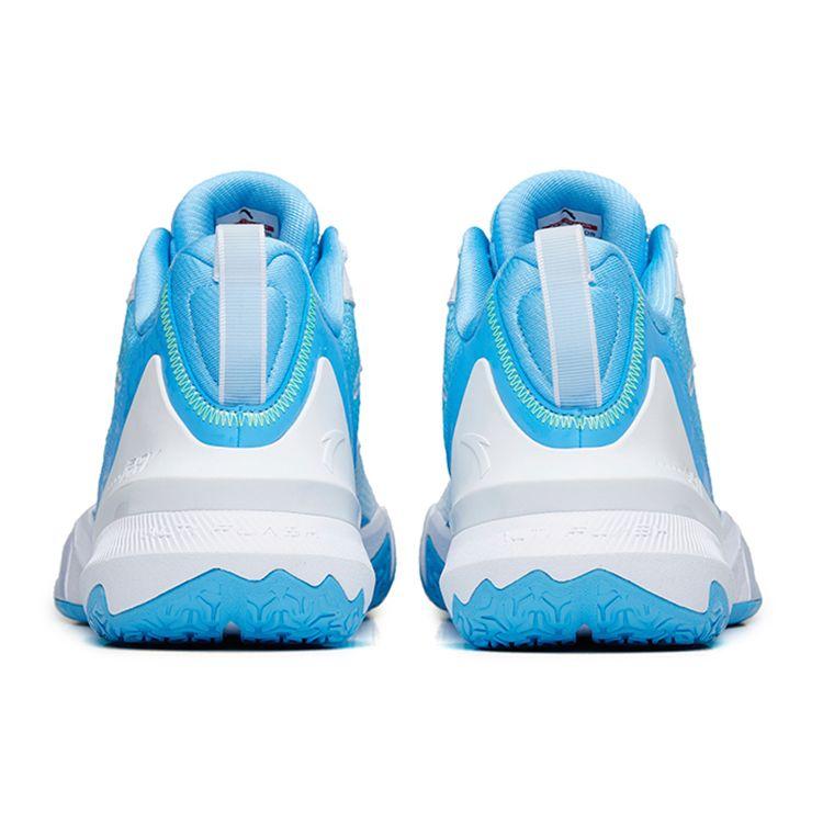 Anta Speed Decision 5 Professional Амортизирующие Противоскользящие Износостойкие Дышащие Низкие Баскетбольные Кроссовки Мужские Кроссовки Белые Синие 112221625S-1