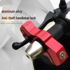 Universal Anti-Theft Alloy Handlebar Lock for Electric Cars, Motorcycles, Bicycles, Battery Cars, and Tricycles