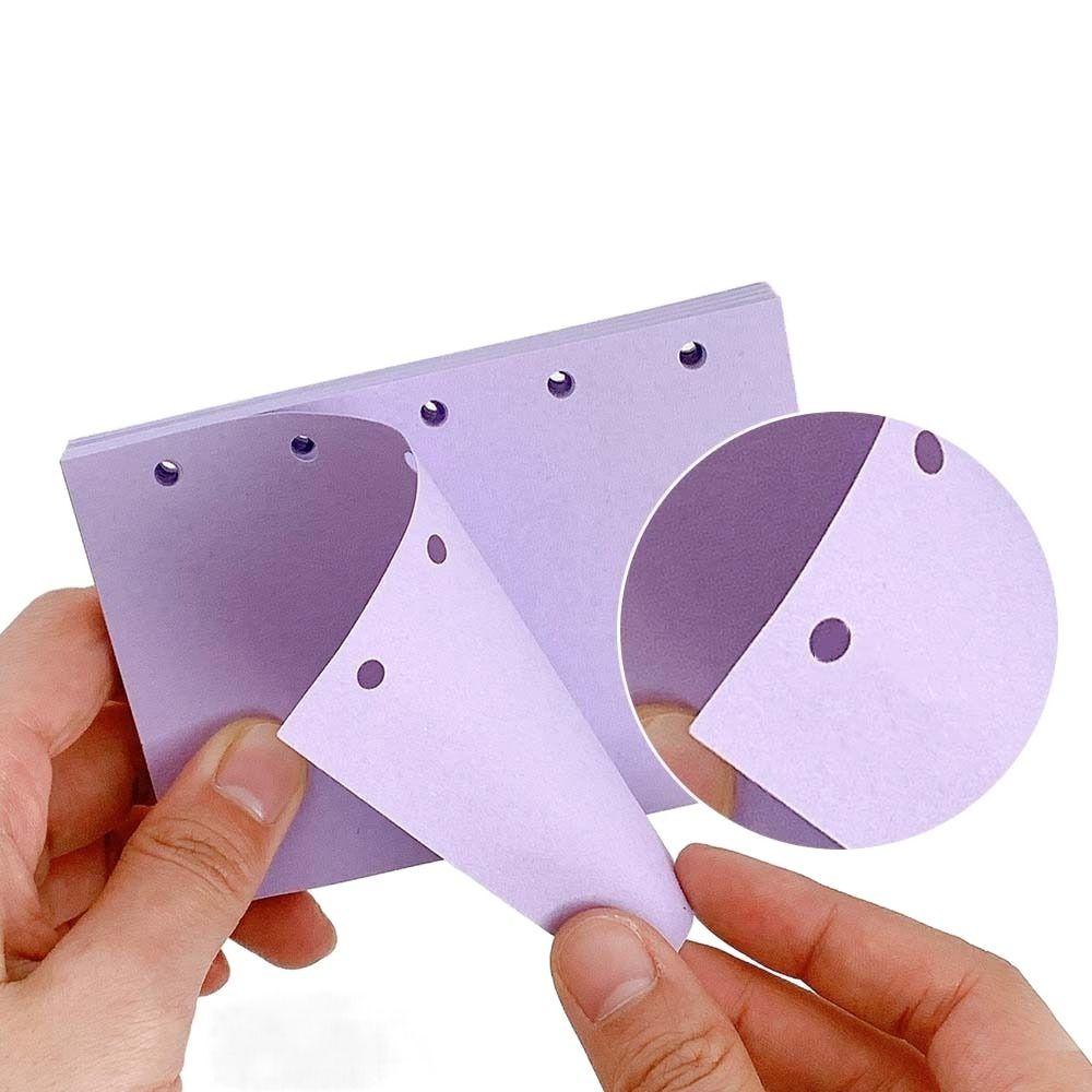 Candy Color Refill Spiral Binder Inner Pages 5-Ring Notebook Index Divider Page  Stationery