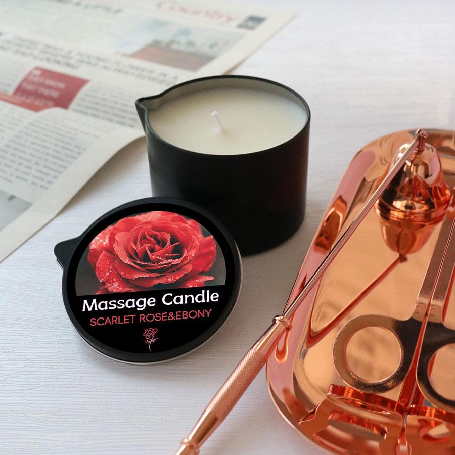 1pc Massage Oil Candle, Spa Essentials,Hydrating & Soothing, Relieving Dry Skin,Amazing Gift for Menor Women/2oz