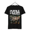 Мужская черная хлопковая футболка с принтом группы Puddle Of Mudd AR1461 Унисекс