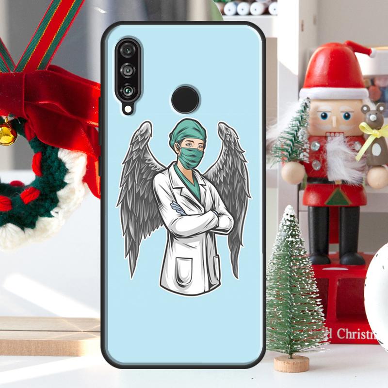 Мультяшный Медицина Доктор Медсестра Для Huawei Nova 9 10 SE 11 Pro Y60 Y70 Y90 Y61 Y91 Y72 Y73 12i 11i 8i P20 P30 P40 Lite Чехол