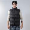 New Men's 90 Down Men's Standing Collar Vest White Duck Down Lightweight Down Jacket Vest Oversized Jacket