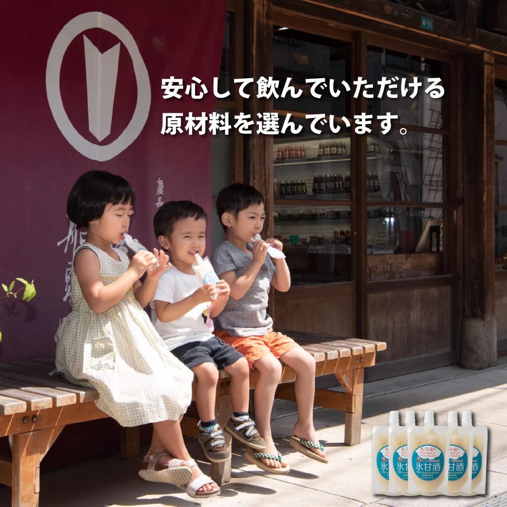 Kojiya Honten Ice Amazake 100ml X 10 Salt Sports Ice Slurry [Frozen] (Sugar, Alcohol, Free)
