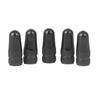 Brand Bicycle Presta Wheel Rim Tire Air Valve Cap Dust Cover 5 Pieces Replacement Supplies Black [No Product]
