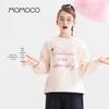 Свитшот с сердцем и буквами для девочек MOMOCO, Осень/Зима 2025
