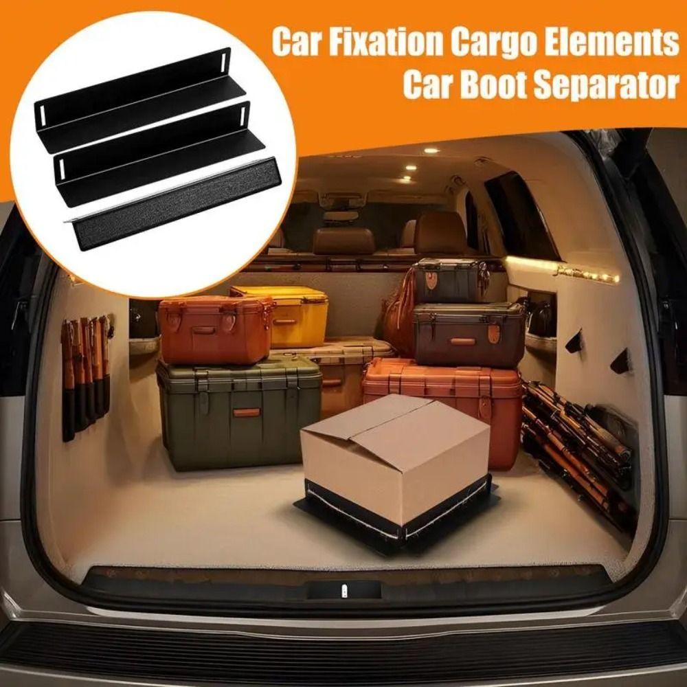 Sturdy Locking System Cargo Divider Non-Slip Trunk Organizer Car Trunk Divider SUV Auto