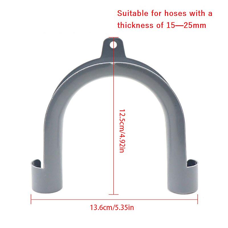 Universal U Shape Drain Outlet Hose Guide Assembly Fit Drain Hose Washing Machine Dishwashers Hose Clip Hose Holder Bracket