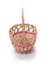 Easter Wicker Basket With Openwork For Blessing Food