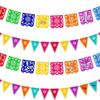 Four-Sided Mexican Pinata Party Bunting Garland