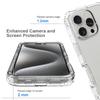 For iPhone 16 Pro Case TPU+PC Full Protection Shockproof Phone Cover with PET Screen Guard