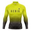 Mens UPF 50 Rash Guard Long Sleeve Swimwear Quick Dry Compression Surf Suit