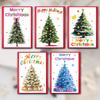 10 Cartoon Christmas Greeting Card Envelopes Set With A Variety Of Creative Christmas Greeting Cards