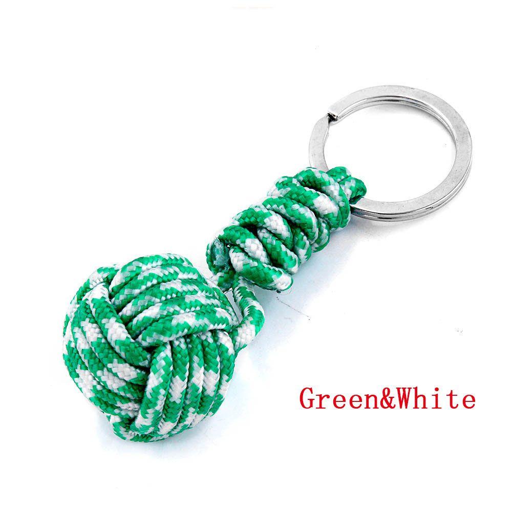 Men Parachute Rope Lanyard Jewelry Outdoor Survival Key Ring Fashion Accessories Keyfob Key Chain