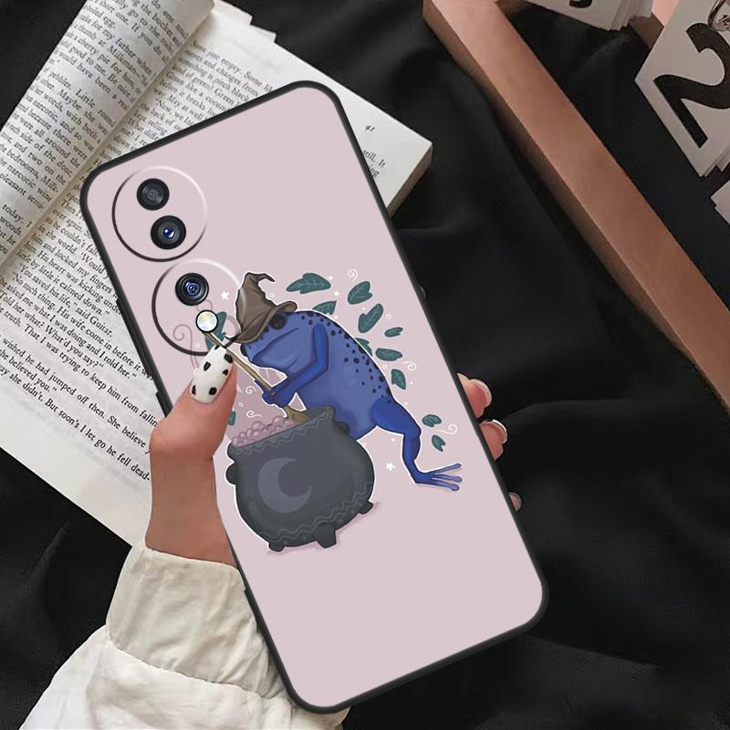Чехол-лягушка-ведьма For Honor Magic 5 6 7 8 Pro Для Honor 200 400 70 90 Lite X8c X8b X9a X9b X9c X9d Win RT