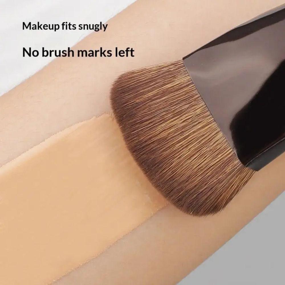 2Pcs Soft Bristle Foundation Makeup Brushes Wide Tongue-shaped Face Makeup Tool Makeup Application