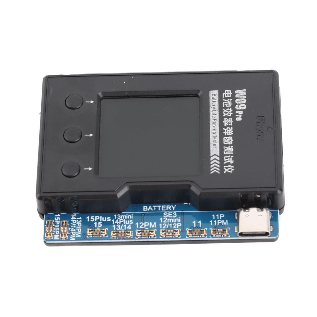 Battery Efficiency Pop Up Tester LCD Display USB Connection Popup Window Repair Tool for 11‑15 Series Phone