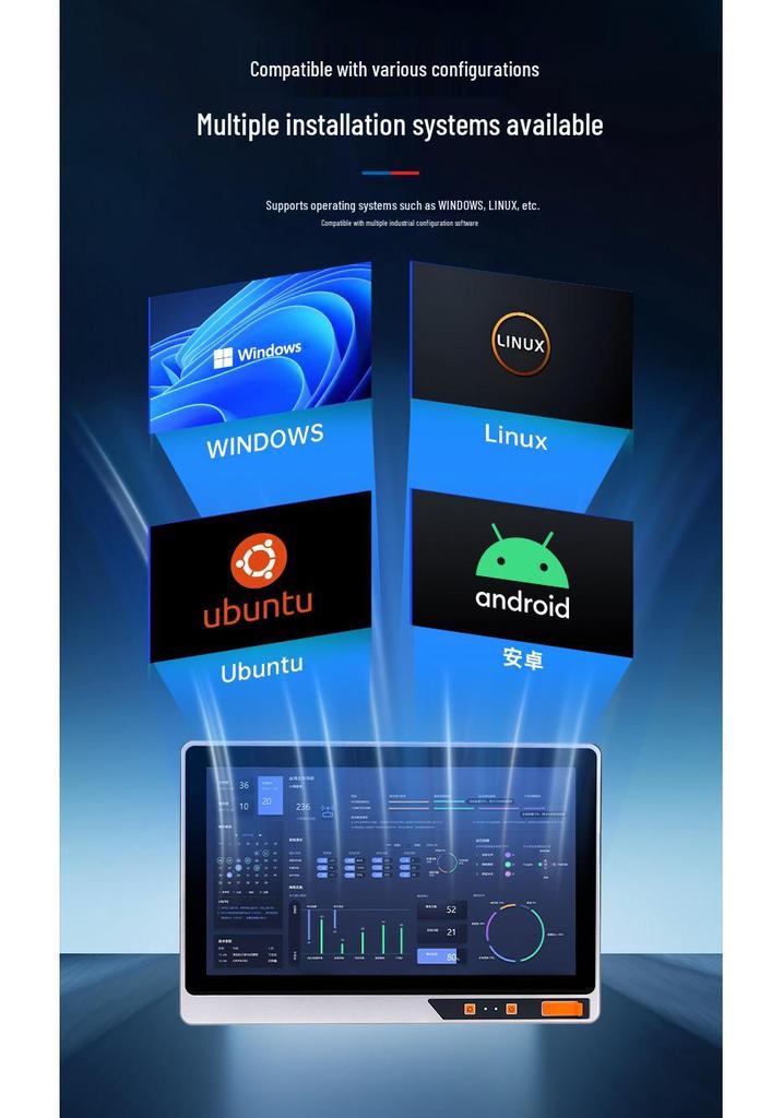 Yingtengfei 15,6" и 21,5" Промышленный сенсорный моноблок PC-монитор для встраивания