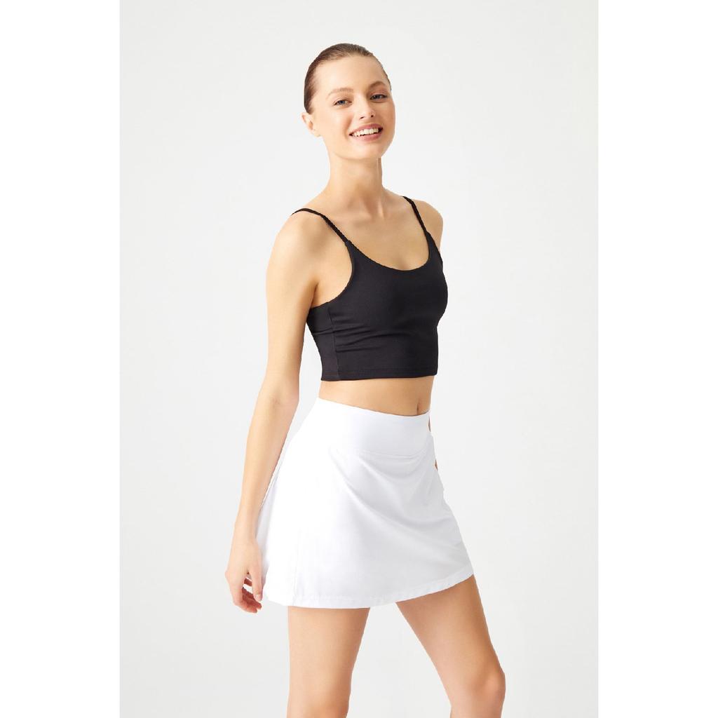 White 2 Layer Tennis Skirt - Shorts Skirt - Sports Skirt Tennis Skirt