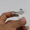 10 Pcs Antique Hard Metal Brass Sewing Thimble Needles Partner Finger Protector DIY Sewing Tools