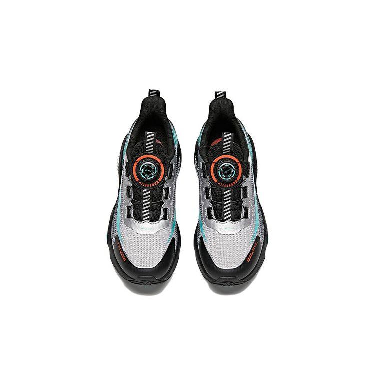 Anta Детские кроссовки UFO 3.0 для бега на каждый день с низким верхом, детские кроссовки для бега, серебристые, черные, зеленые 312135588B-7