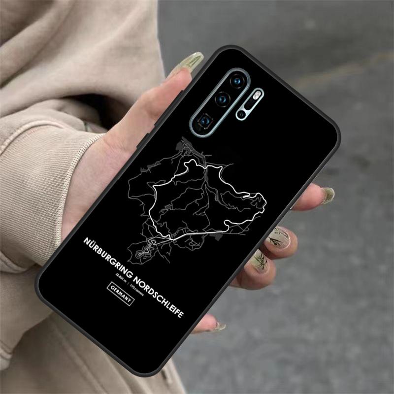 Чехол с дизайном трассы Формулы-1 Нюрбургринг для Huawei P40 Lite P20 P30 Nova 11 Pro 9 10 SE 3i 7i 11i 5T Y60 Y61 Y70 Y90 Y91