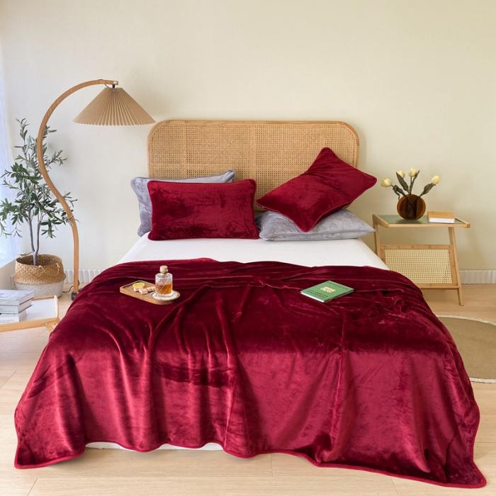 Фланелевое флисовое одеяло Теплые плюшевые бархатные пледы Темно-зеленое постельное белье Простыня Покрывало Домашний текстиль 200*230см Летнее одеяло