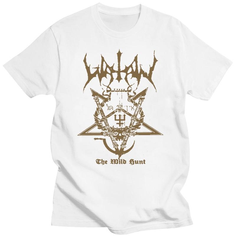 Unisexs Watain Metal Band Wild Hunt Logo T Shirt
