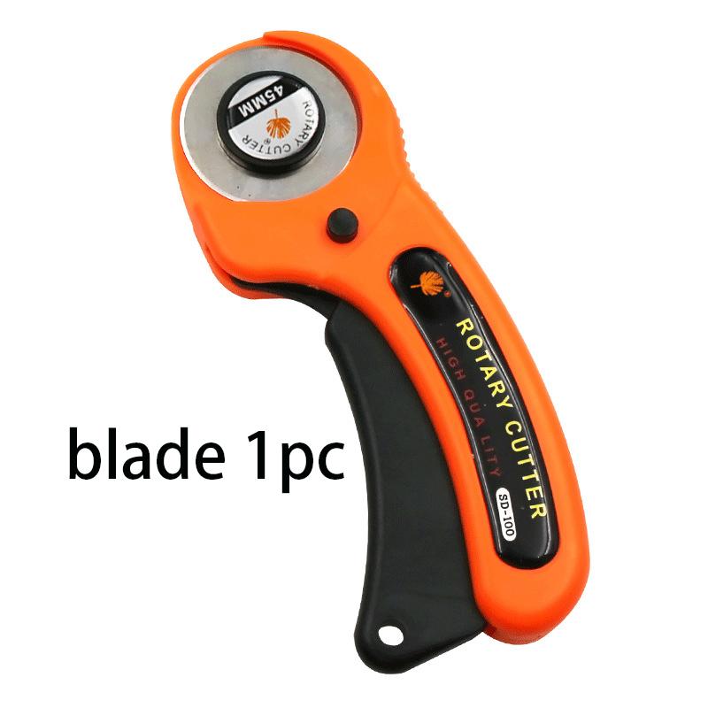 45 мм роторный резак, набор лезвий, круглый стеганый кожаный резак для ткани, инструмент для шитья изделий из кожи