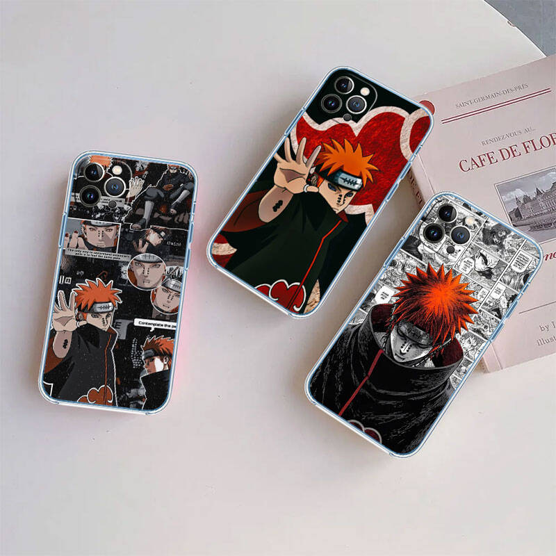 Чехол для телефона MH5 Pain Akatsuki NARUTO для Motorola G34 G32 G31 G14 G15 G84 G62 E32 G24 G72 G71 G73 G85 G200 G60 G52 G51 G50 G42 G41 G32 G30