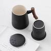 Zuozhi Ceramic Tea Infuser Mug with Lid