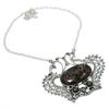 Larvikite Stone Handmade 925 Sterling Silver Jewelry Necklace 18" N0j20