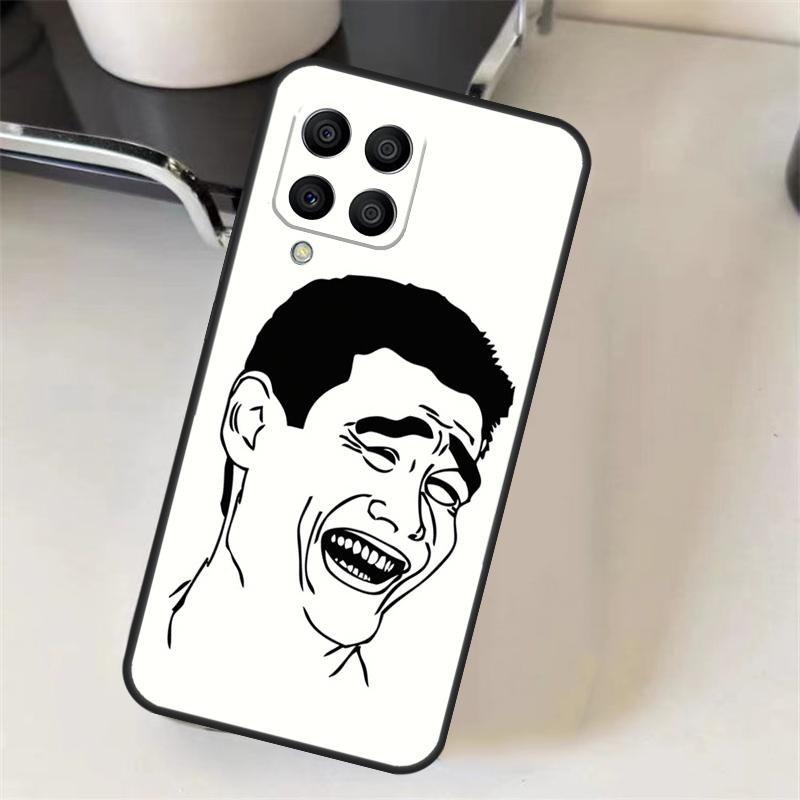 Чехол FACE MEMES для Samsung Galaxy M15 M35 M55 M56 M36 M16 M06 M31 M13 M33 M53 M12 M32 M52 M14 M34 M54